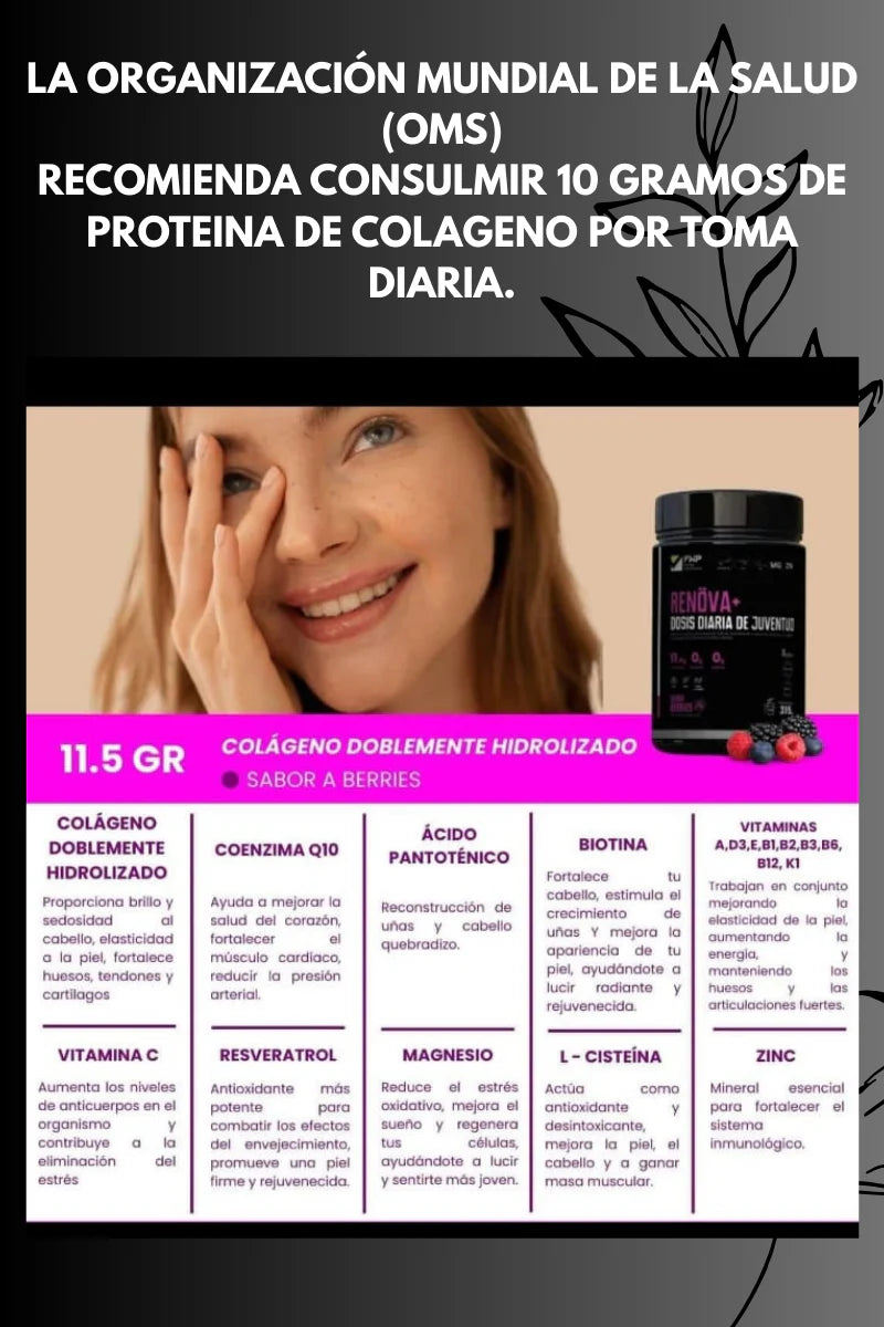 RENOVA PLUS 3 EN 1 | COLAGENO REVERATROL LANDING